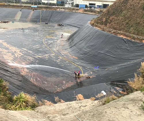 天水废水池清理